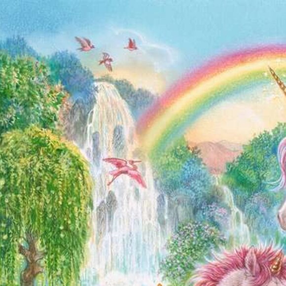 New sealed Ravensburger 100XXL Puzzle-Magical Unicorns w/Coloring  booklet - Picture 6 of 16